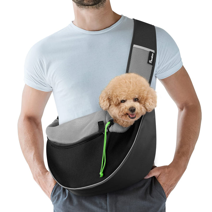 Pawaboo Hundetragetasche, Verstellbare Tragetasche Hund, Haustier Umhängetasche Transporttasche für