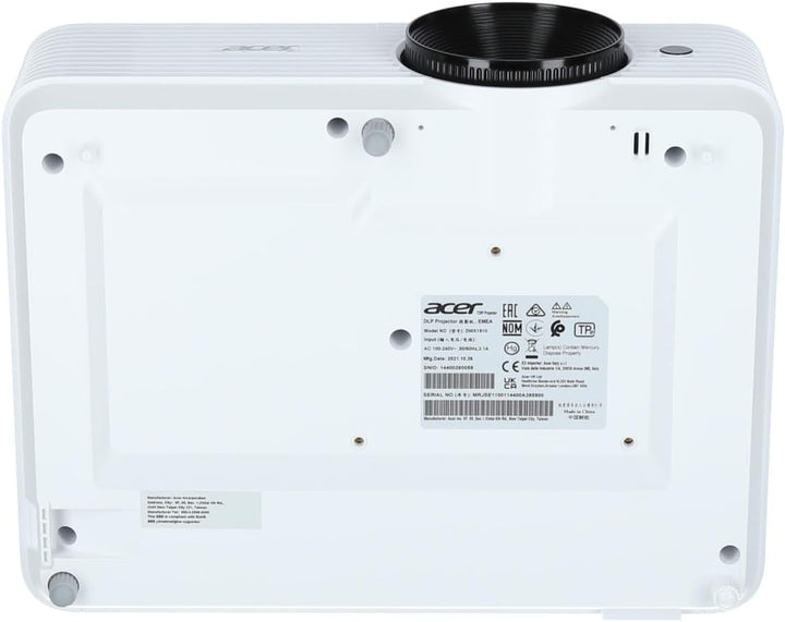Acer H5386BDi DLP Beamer (HD Ready (1.280 x 720 Pixel) 4.500 ANSI Lumen, 20.000:1 Kontrast, 3D, Keys