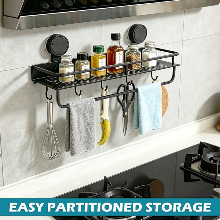 Saugnapf Ohne Bohren Duschablage Wasserdicht Badregal Saugnapf Aluminium | Aluminium Bad Organizer S