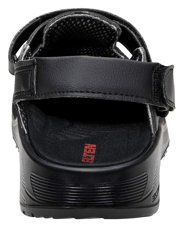 ELTEN Clog MICHEL black ESD SB, Damen und Herren, Textil, Stahlkappe, leicht, klassisch, Schwarz, Gr