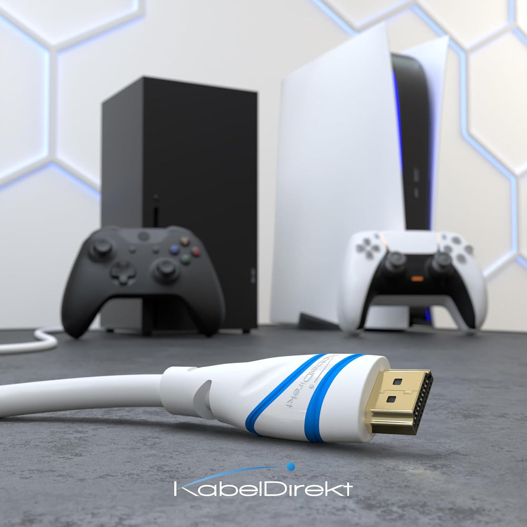 KabelDirekt – 10K &amp; 8K HDMI Kabel, HDMI 2.1 b – 2m, erhältlich in 0,5-5m – Zertifiziert, in Deutschl