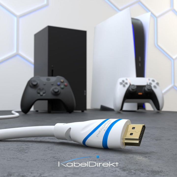 KabelDirekt – 10K &amp; 8K HDMI Kabel, HDMI 2.1 b – 2m, erhältlich in 0,5-5m – Zertifiziert, in Deutschl