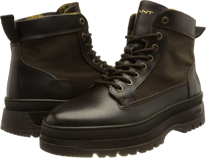 GANT Herren St Grip Halblange Stiefel 40 EU Dunkelbraun, 40 EU Dunkelbraun