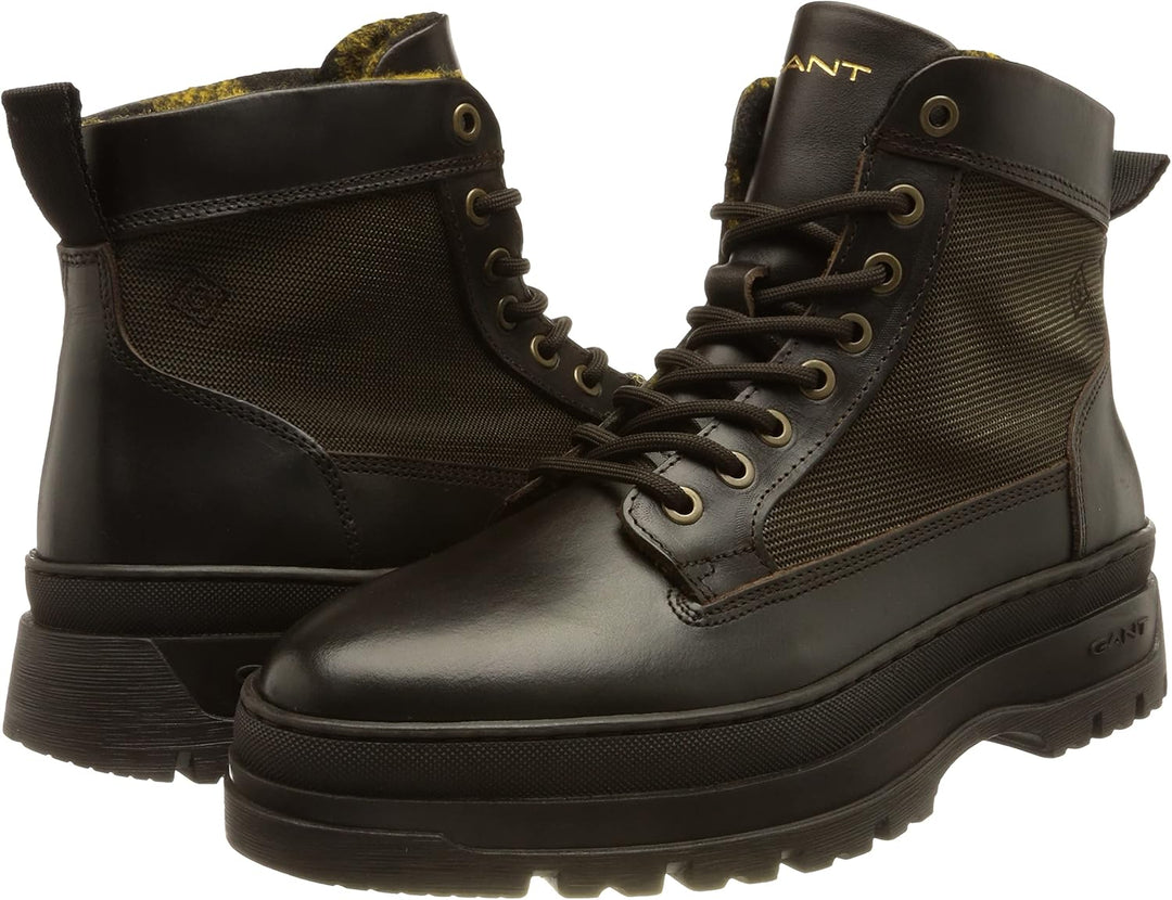 GANT Herren St Grip Halblange Stiefel 41 EU Dunkelbraun, 41 EU Dunkelbraun