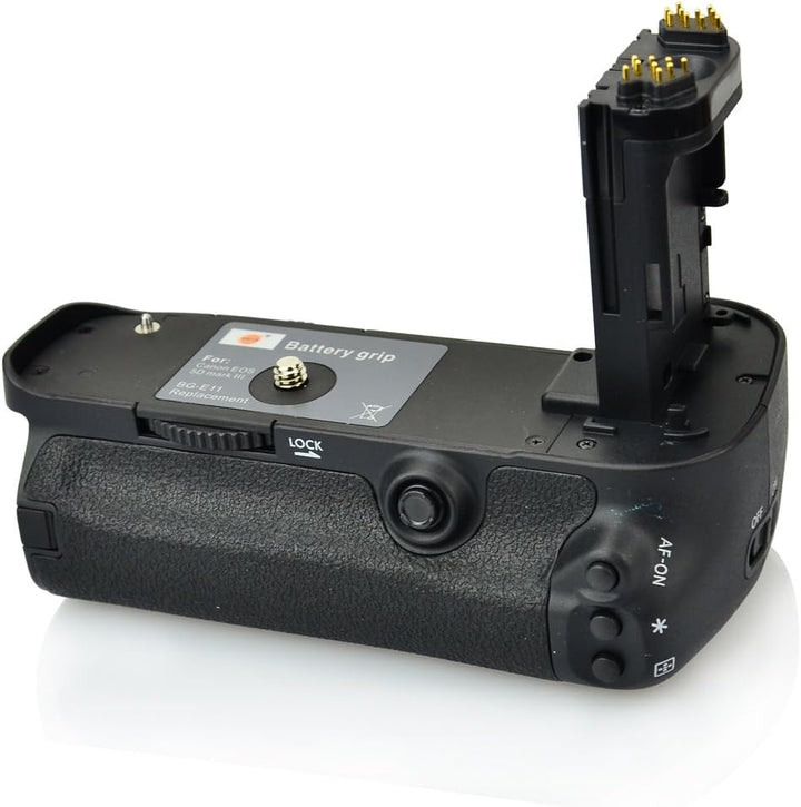 DSTE BG-E11 Batteriegriff + 2x LP-E6 Batterie + USB Ladegerät für Canon EOS 5D Mark III 5D3