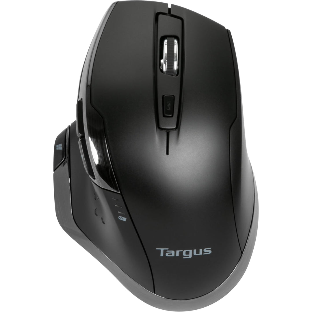 Targus AMW584GL Antimikrobielle ergonomische kabellose Maus Schwarz USB Wireless