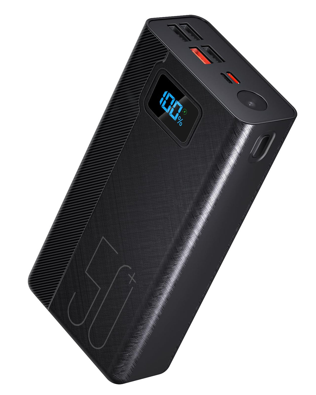 50000mAh Power Bank：22.5W Schnellladung Externer Akku mit Grosse Kapazität und 5 Ausgänge & 3 Eingän