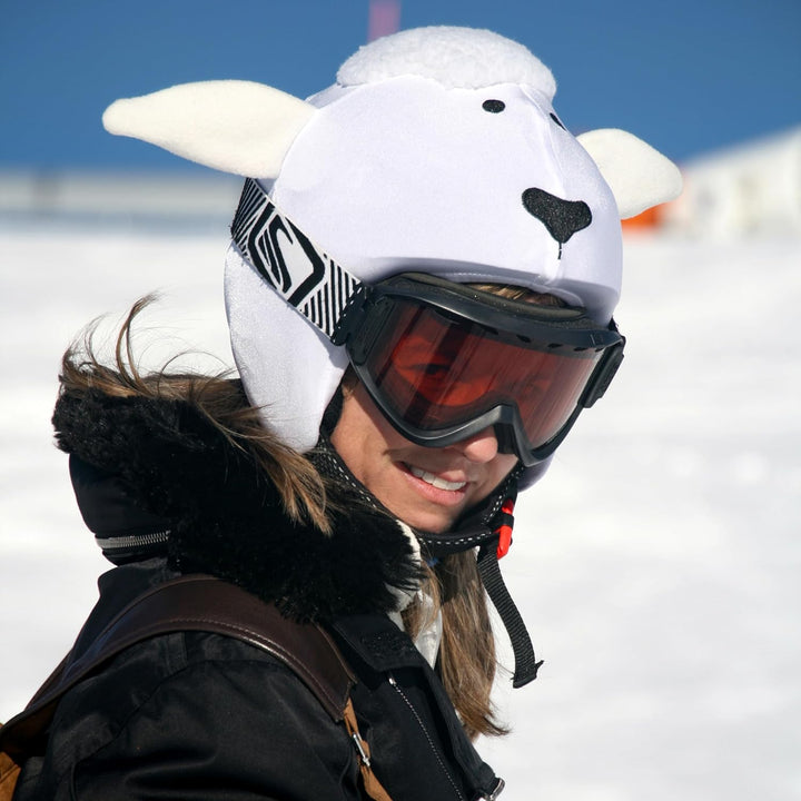 Coolcasc Weiss Schafe Multisport helmüberzug
