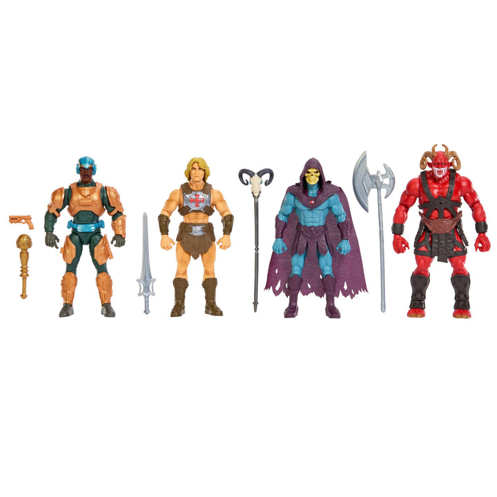 Masters of the Universe Actionfigur-Spielzeug Viererpack, ca. 14 cm, detailgetreu zum Film von 2026