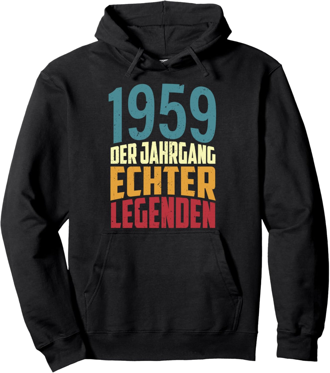 Vintage 64th Birthday Man Woman 64 Years 1959 Decorative Pullover Hoodie