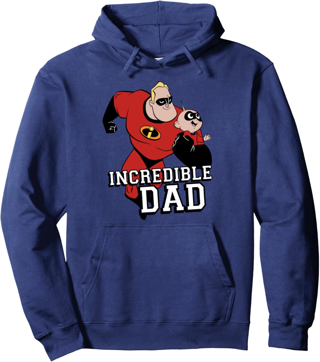 Disney Pixar Incredibles 2 Incredible Dad Portrait Pullover Hoodie