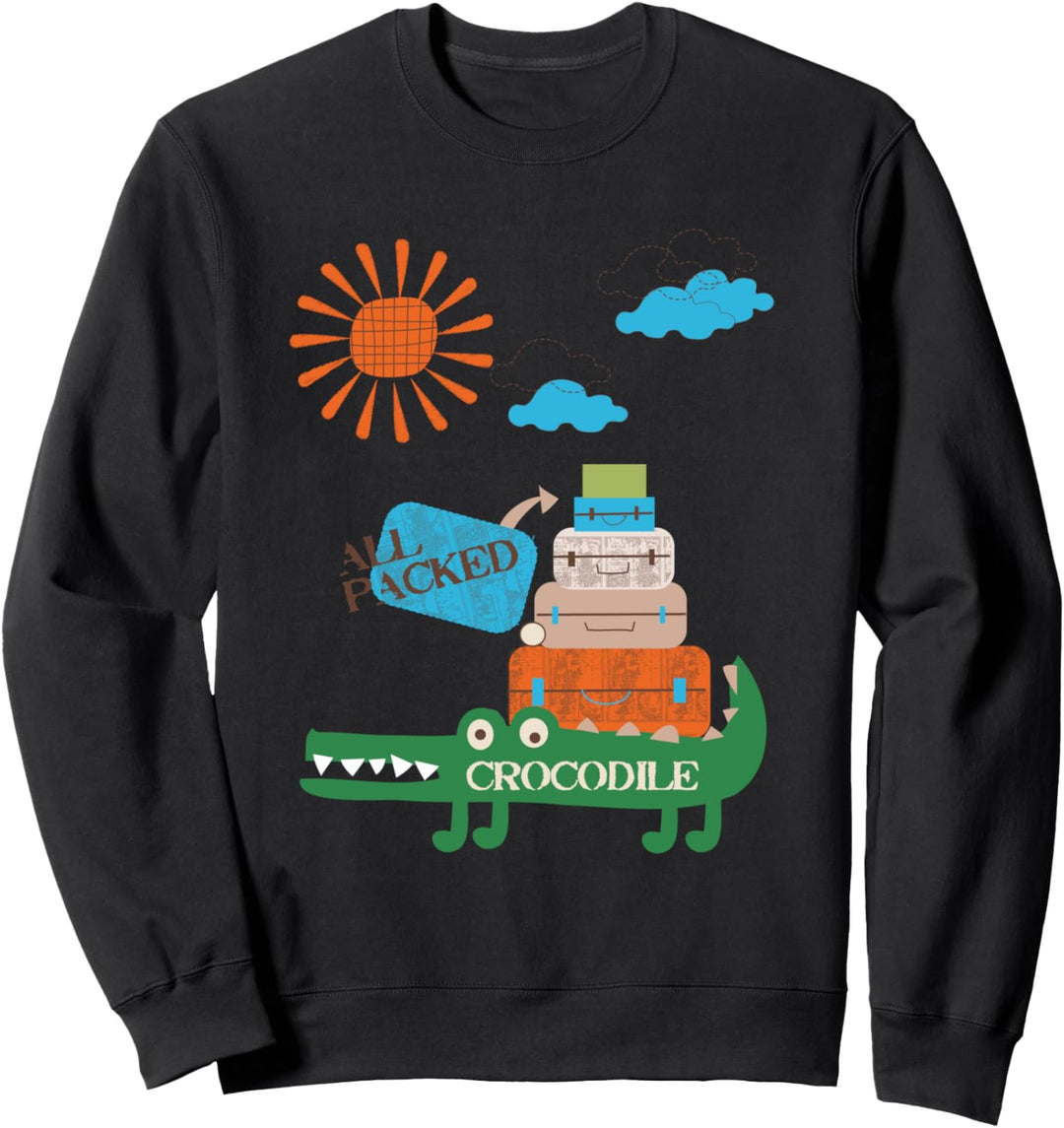 Crocodile Road Trip 2021 Familie Sommer Urlaub Geburtstag Frau Sweatshirt