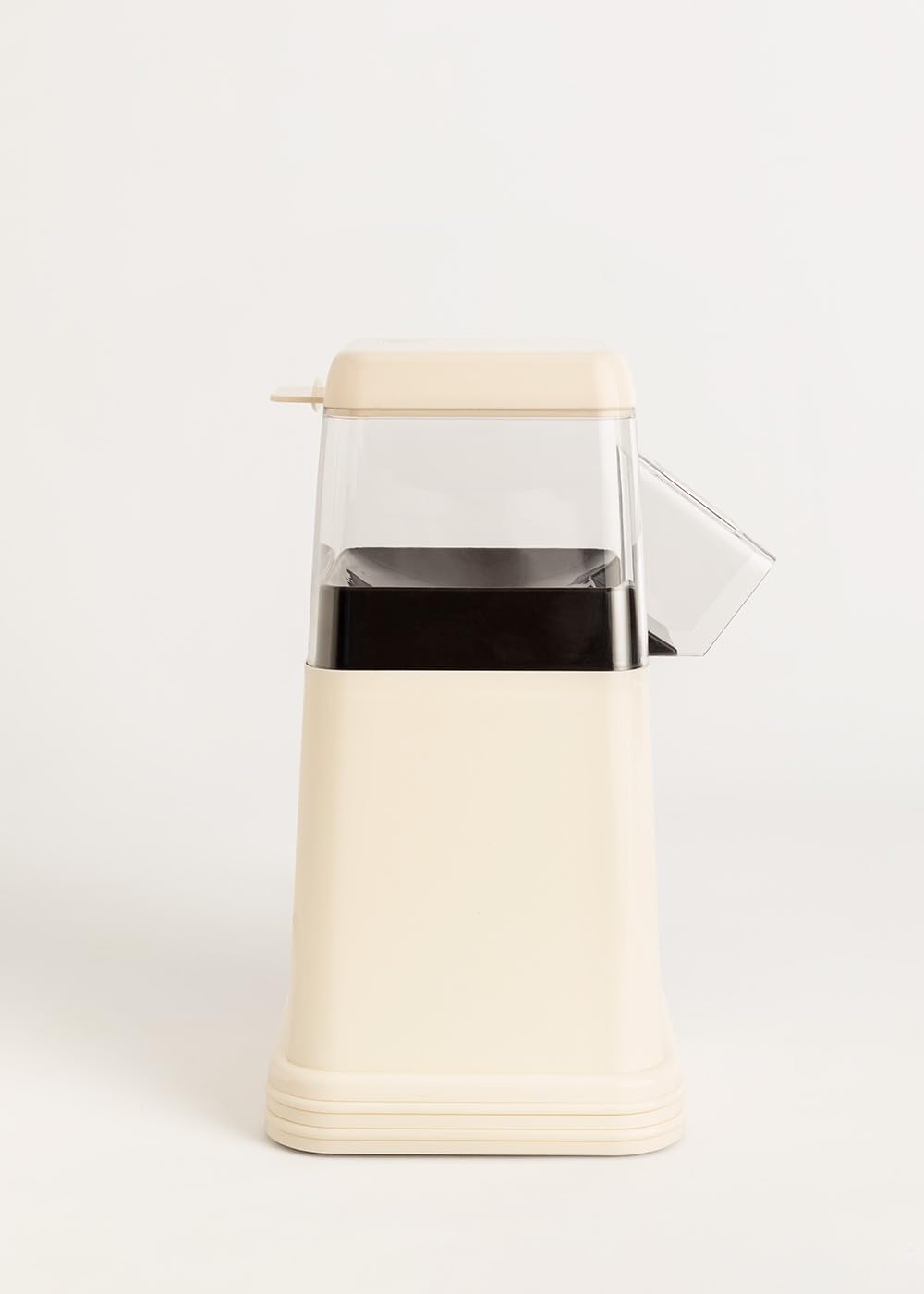 CREATE/POPCORN MAKER/Elektrische Popcornmaschine Cremeweiss/Retro-Stil, Fettfrei, Ölfrei, einfache B