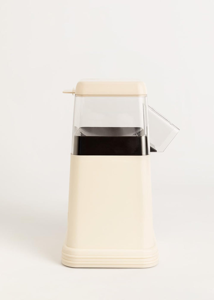 CREATE/POPCORN MAKER/Elektrische Popcornmaschine Cremeweiss/Retro-Stil, Fettfrei, Ölfrei, einfache B