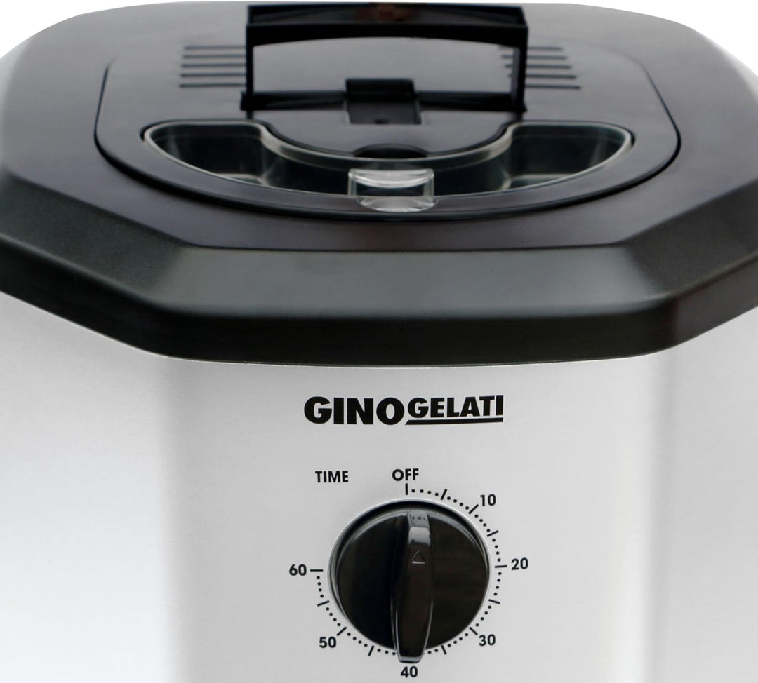 Gino Gelati GG-95W-BS Milchshake Maschine Milchshakemaker mit Kompressor