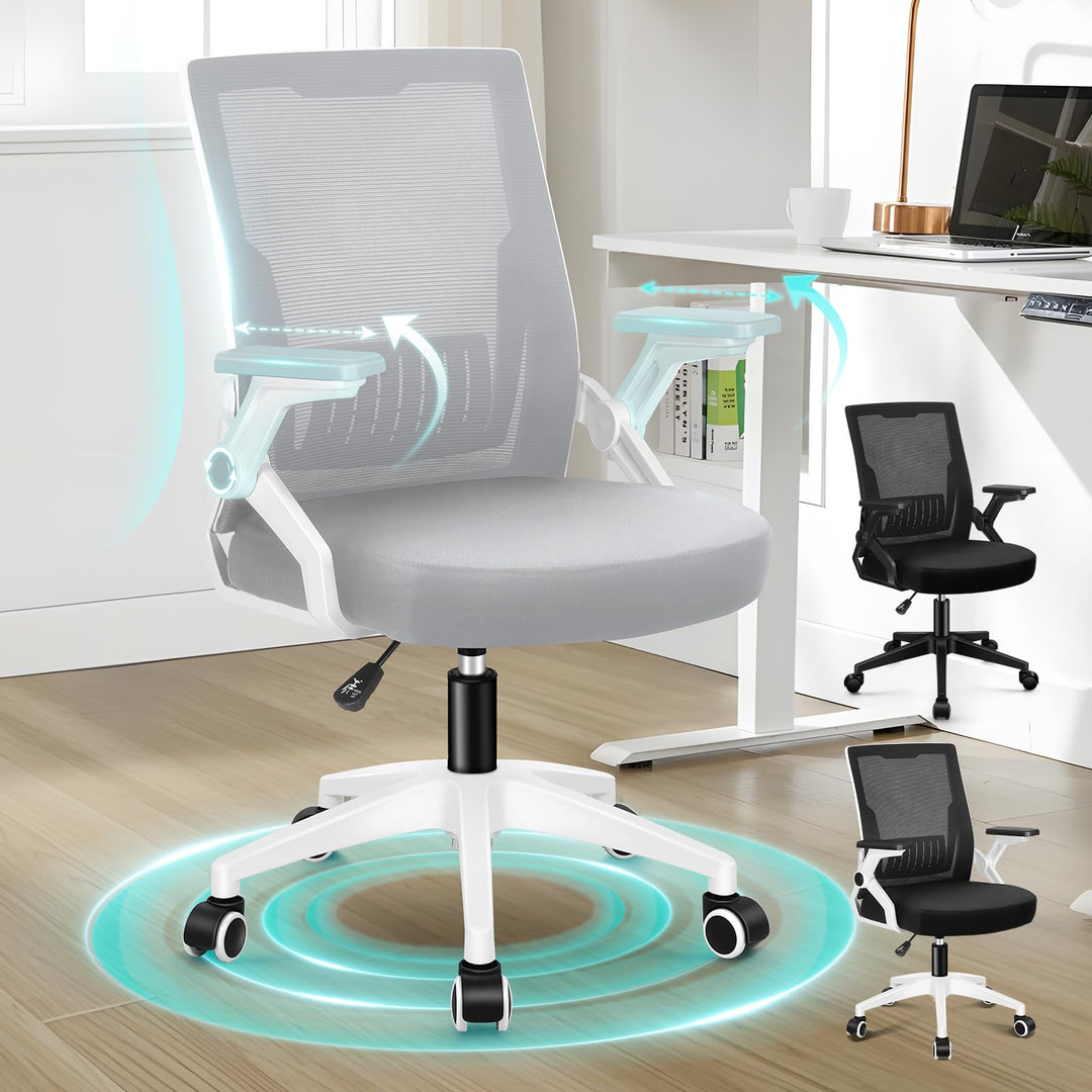 ALFORDSON Mesh Bürostuhl Chefsessel Netzstoff Ergonomie Drehstuhl, verstellbare Armlehnen,Schreibtis