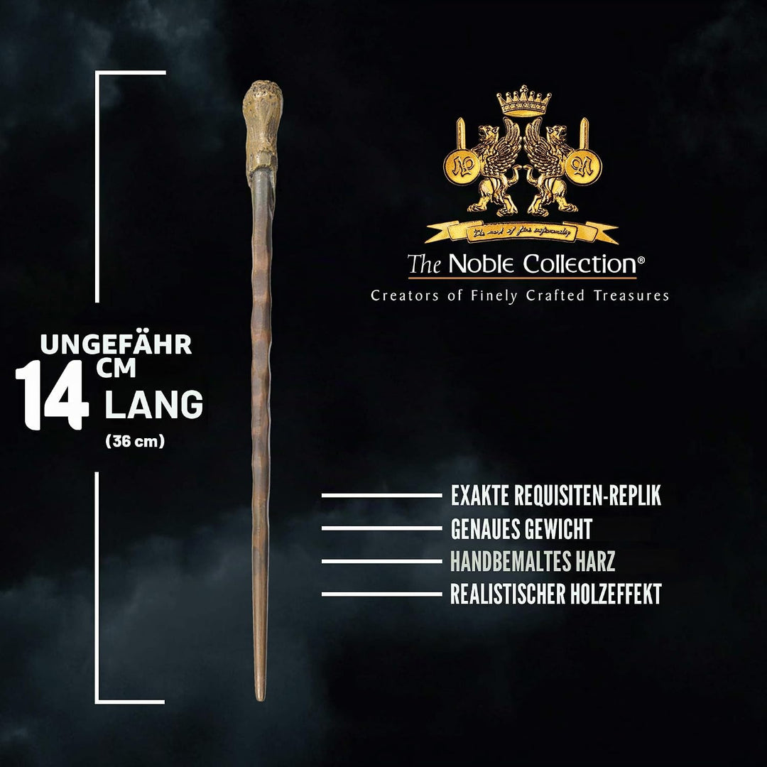 The Noble Collection - Ron Weasley Wand In A Standard Windowed Box - 14in (36cm) Wizarding World Wan