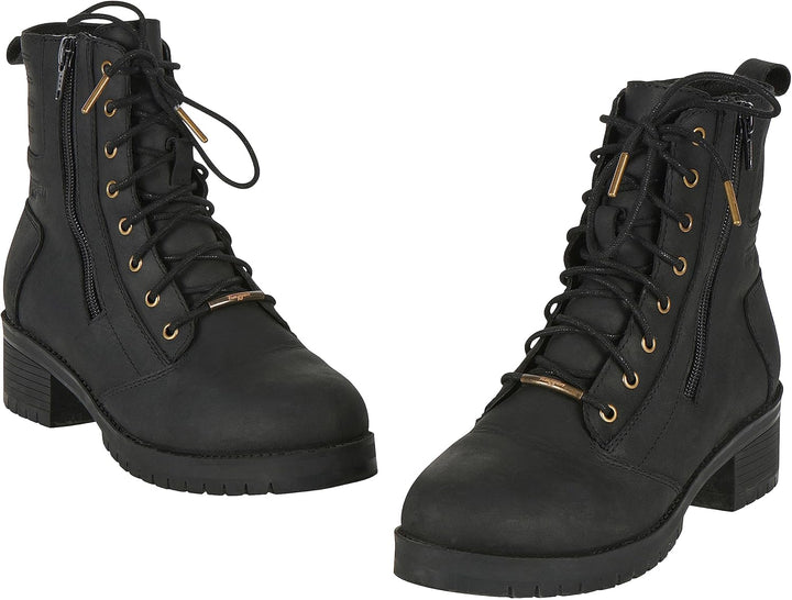 Furygan Damen Janis Lady D3o Motorradschuhe 36 EU Schwarz, 36 EU Schwarz