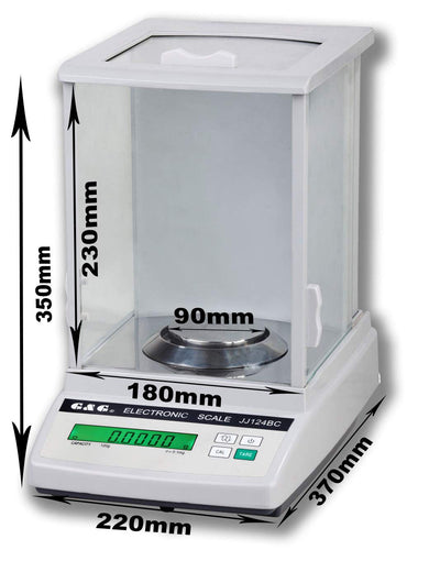 JJ-BC 220gx1mg Industrie Analysenwaage Präzisionwaagen Feinwaage Laborwaage G&G