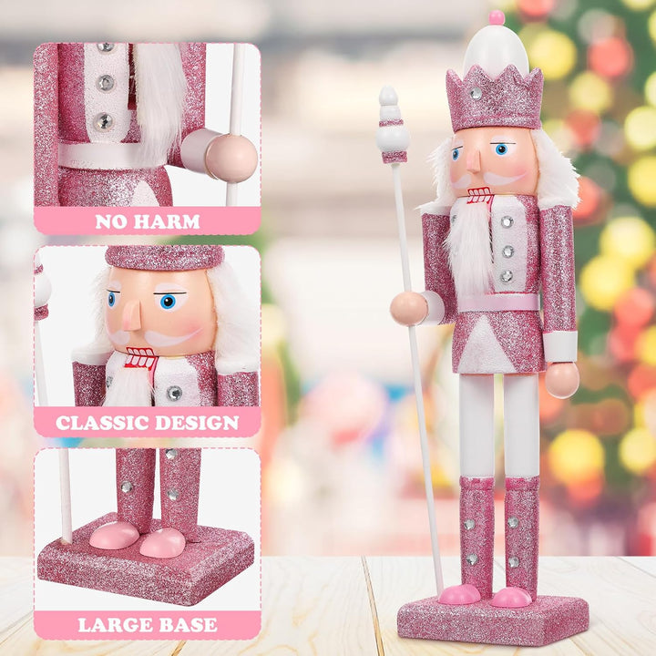 VALICLUD Nussknacker Zahlen Holz Puppen Decor Nussknacker Weihnachten Dekorationen für Home Soldat F