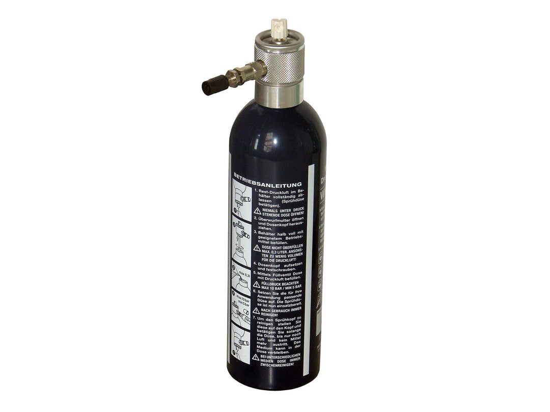 Rotek wiederbefüllbare Sprühflasche inkl. 4 Düsen - einfach Mittel einfüllen, mit Druckluft befüllen