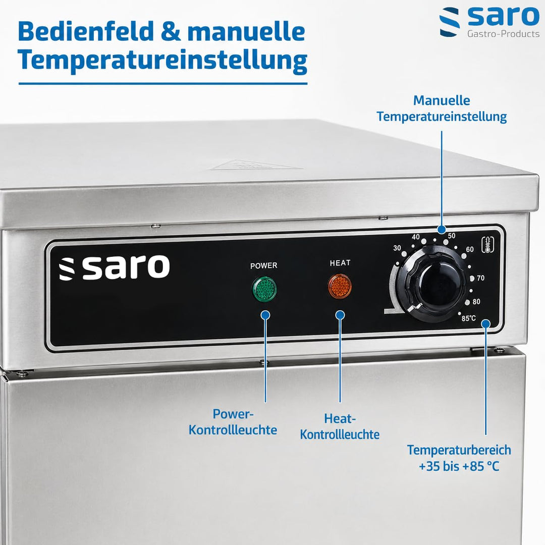 Saro 443-1070 Tellerwärmeschrank Modell TW 60