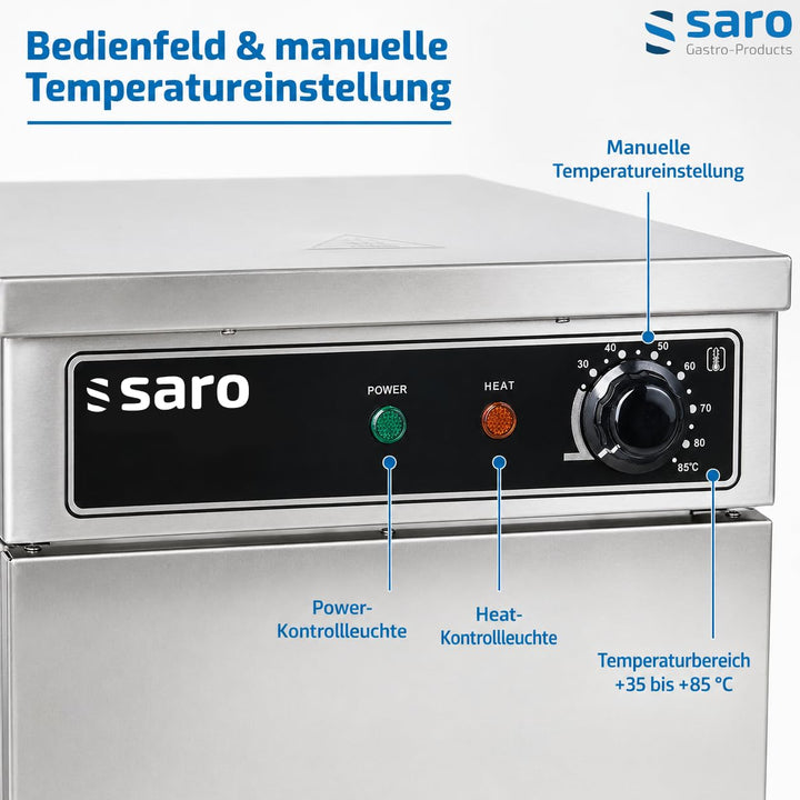 Saro 443-1070 Tellerwärmeschrank Modell TW 60