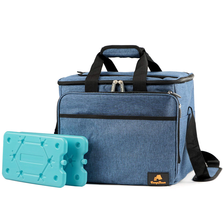 CampFeuer Kühltasche 30 Liter, leicht und wasserdicht, Isoliertasche für BBQ, Camping, Strand, Einka