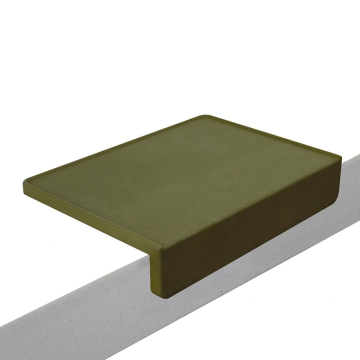 watchget Espresso-Tamping-Matte, Kaffee-Tampermatte, olivfarbenes Silikon, lebensmittelechtes Pad, 2