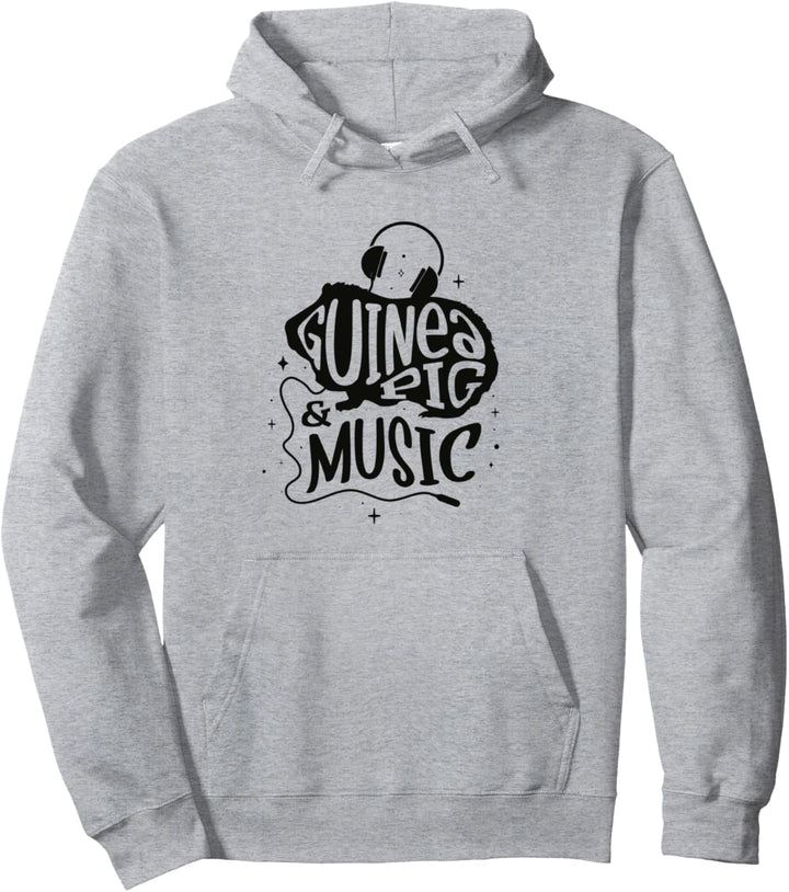 Nagetier Niedliche Meerschweinchen Musiknoten Pullover Hoodie