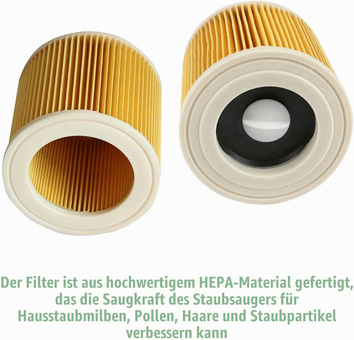 Filter Staubbeutel Zubehör für Kärcher WD2 Plus WD3 WD3P WD 3 Battery WD 3 Premium MV3 Staubsauger K