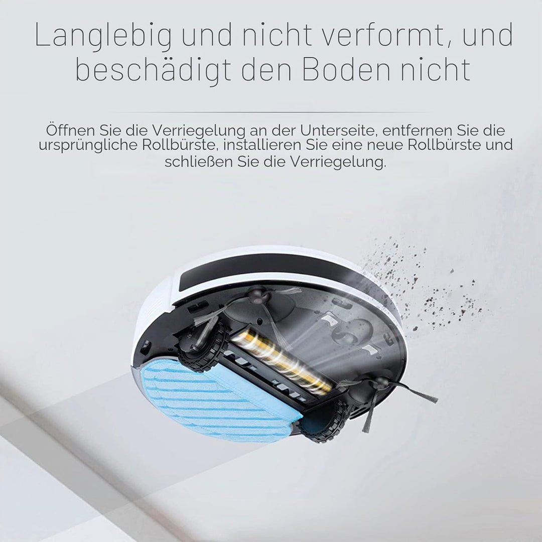 (4 Stück) Walzenbürsten Hauptbürste Ersatzteile für Saugroboter Ecovacs DEEBOT OZMO 920 950 T8 AIVI