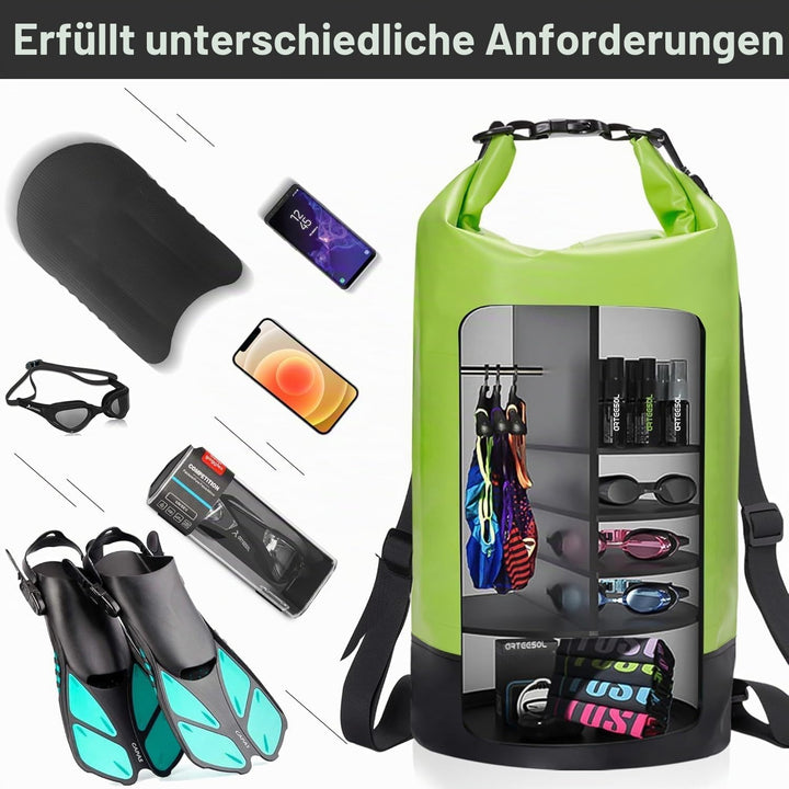Dry Bag - 5L 10L 20L 30L Waterproof trockener Beutel/Sack wasserdichte Tasche mit Langem justierbare
