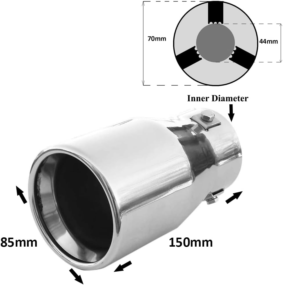 Auspuffblende Endrohr Endstuck Auspuff Blende Schalldampf Sportauspuff Universell Schalldampf Sport