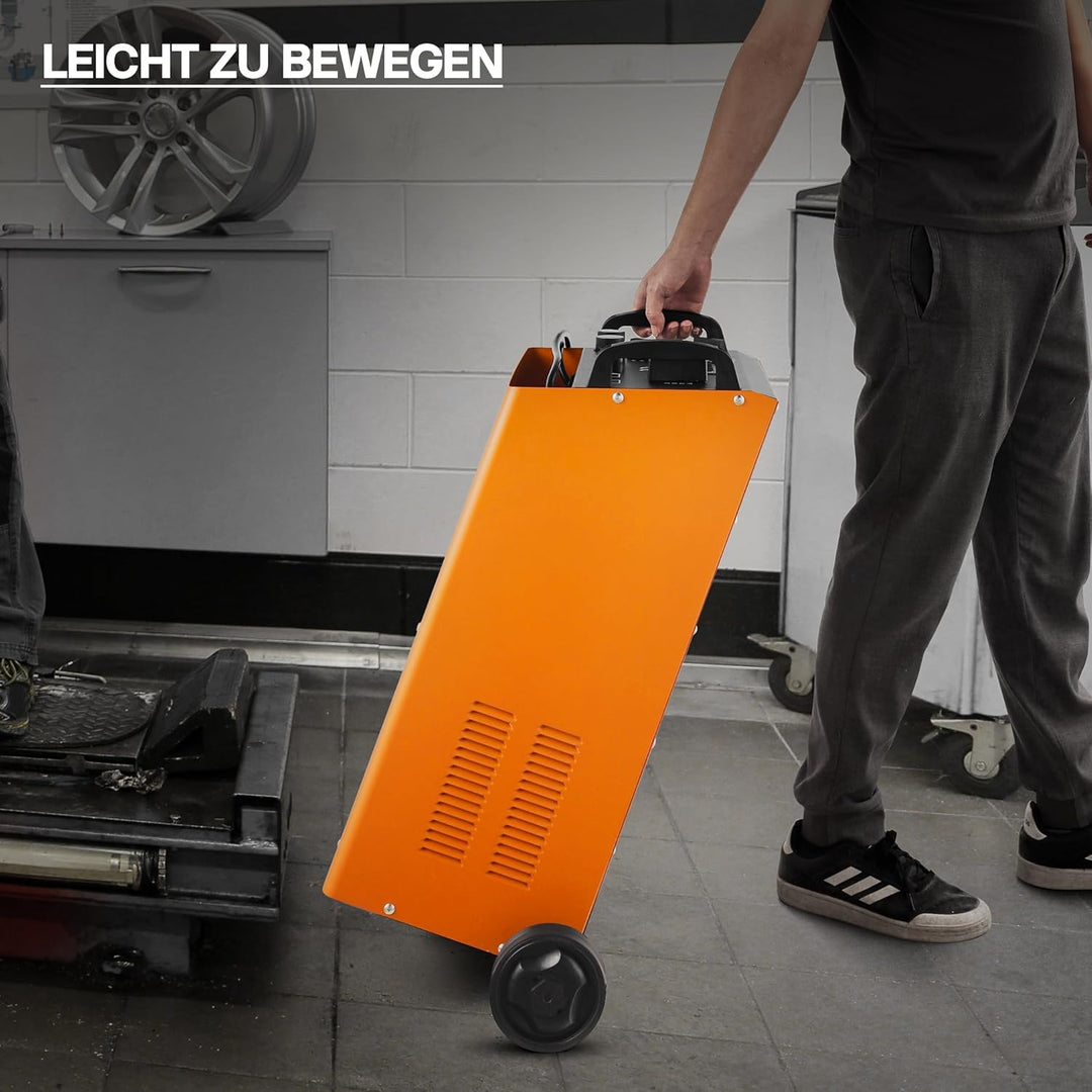 WilTec Batterieladegerät Batterie 12V 24V Ladegerät Akkuladegerät Boost 630