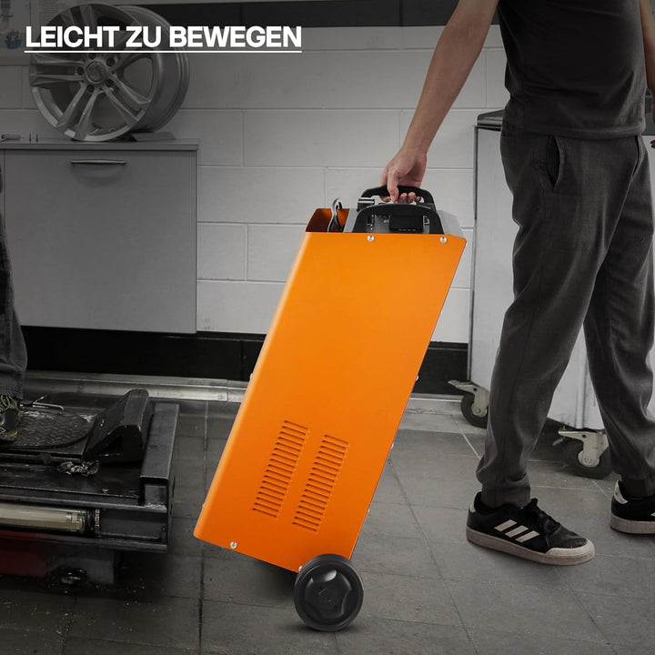 WilTec Batterieladegerät Batterie 12V 24V Ladegerät Akkuladegerät Boost 630