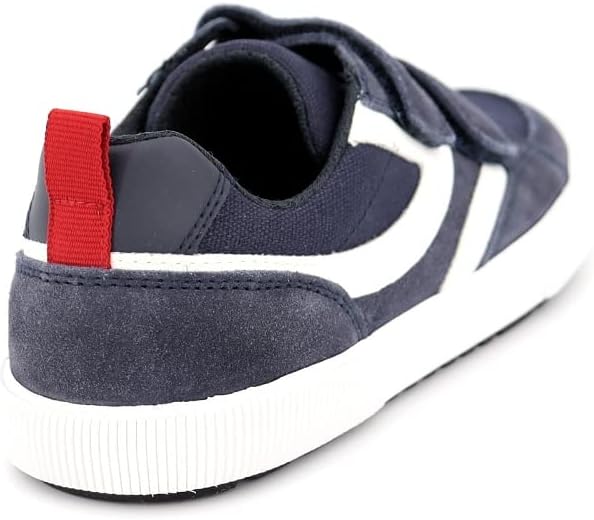 Geox Jungen J Alphabeet Boy Sneaker, Navy White