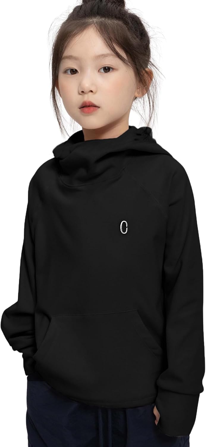 Rolanko Mädchen Hoodies Fleece Sweatshirts Langarm Gemütlicher Leichter Kapuzenpullover Oberteile mi