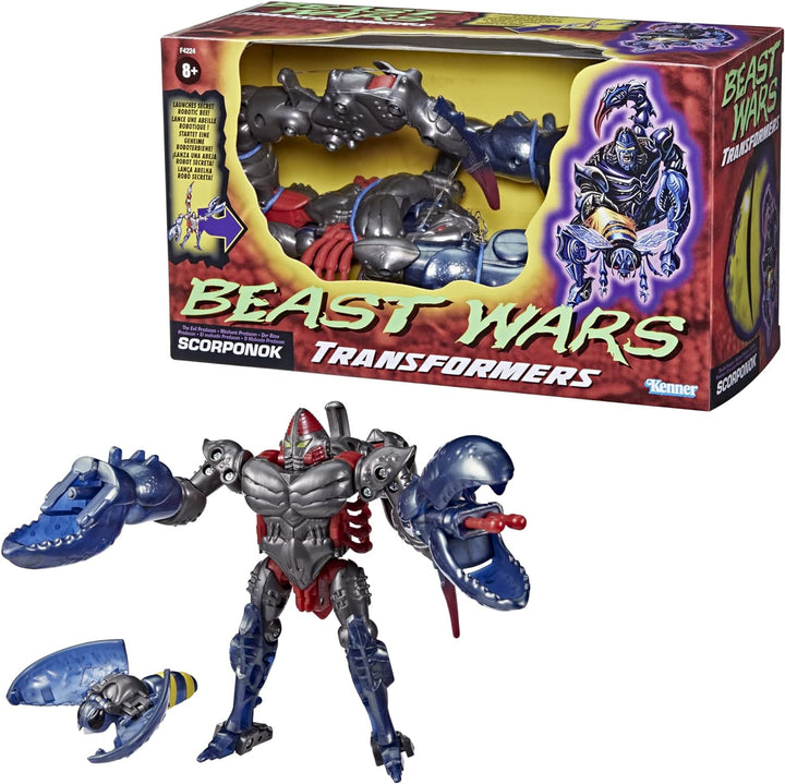 HASBRO Unisex Kinder Figur Scorponok Beast Wars Transformers Actionpuppen, Mehrfarbig (133110), Mult