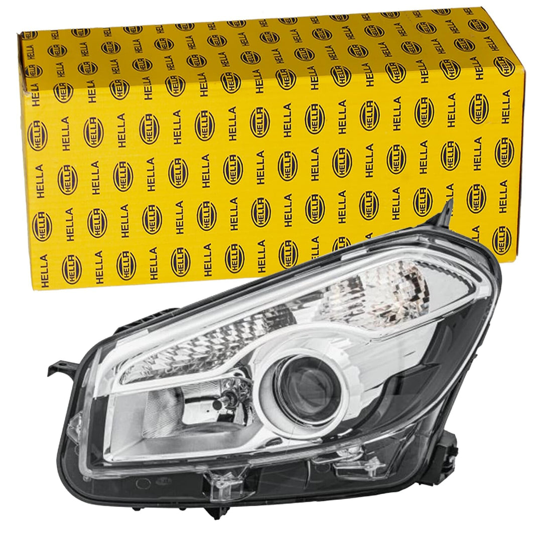 HELLA 1EL 010 335-051 DE/Halogen-Hauptscheinwerfer - links - für u.a. Nissan Qashqai I (J10, NJ10, J
