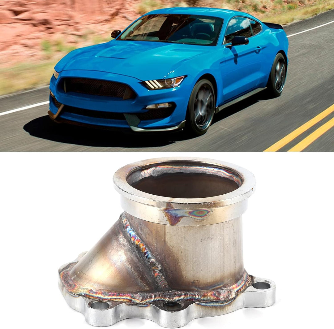 Turbo Downpipe Flansch Turbo Down Pipe 5 Bolt 2.5in Adapter Fit für GT25 GT28 T25 T28 Turbinengehäus