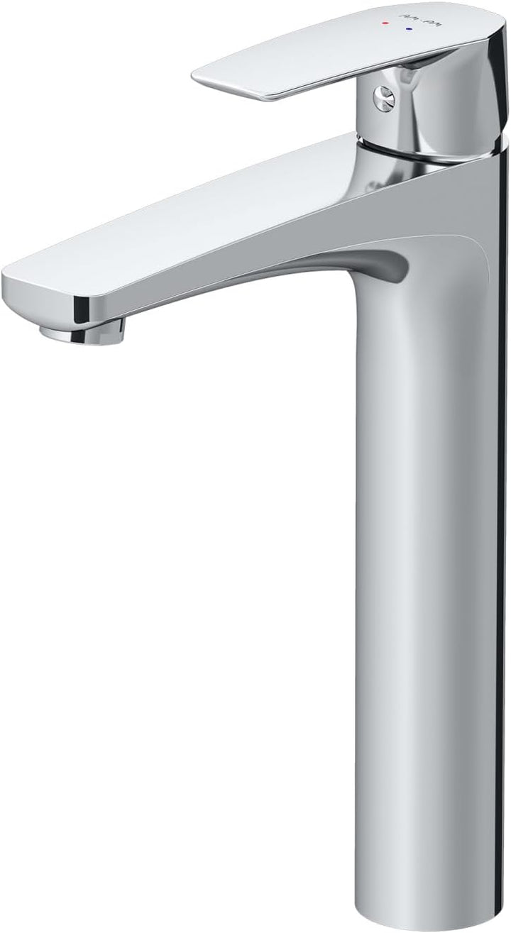 AM.PM GEM FGA92200 Wassersparende Waschtischarmatur Hoch, kratzfester Wasserhahn für Badezimmer, mit