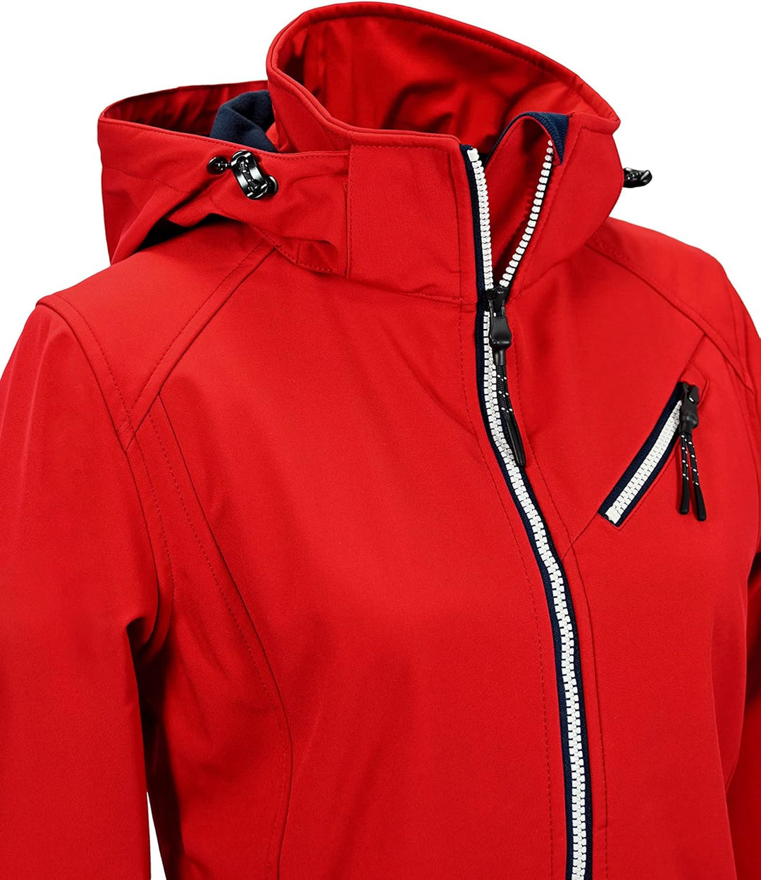 MADSea Damen Softshelljacke Funktionsjacke 36 Rot, 36 Rot