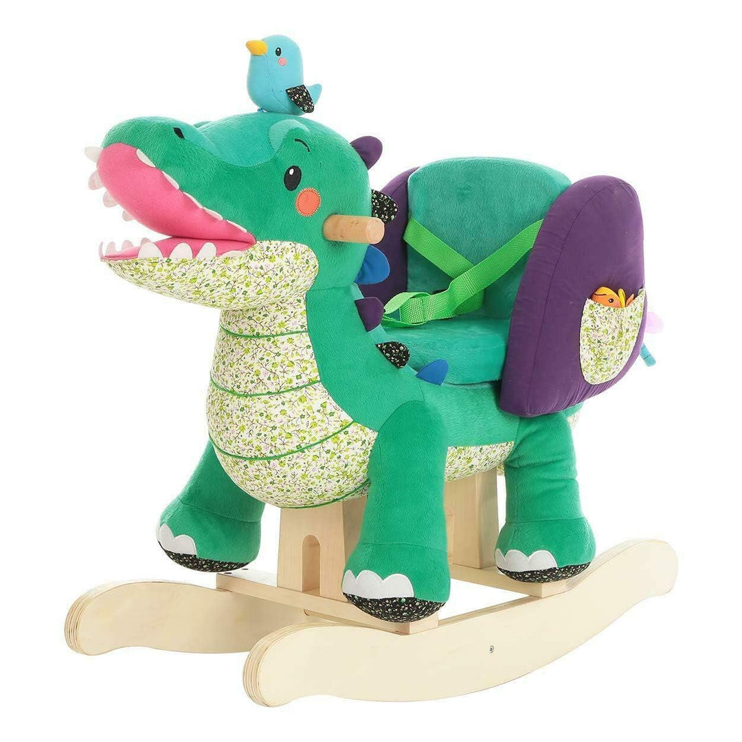 labebe - Wippe für Kinder, Holzpferd, Schaukelpferd für den Aussenbereich, Kinder, Schaukeltier für