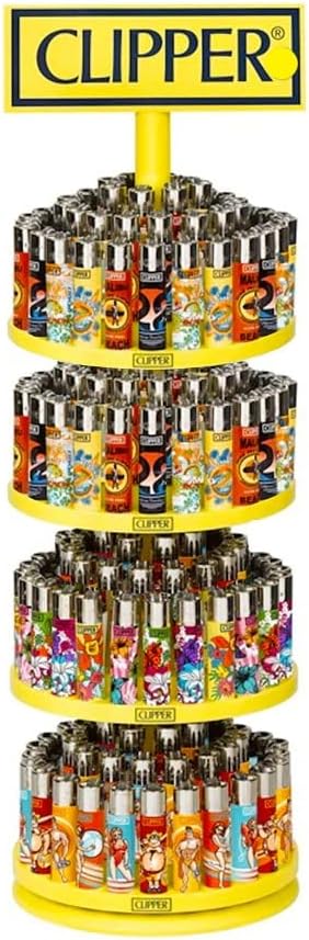 Original CLIPPER Aussteller | Expo mit Drehfläche für grosse Feuerzeuge | 4 Etagen 192 Sitzer 4 Pian