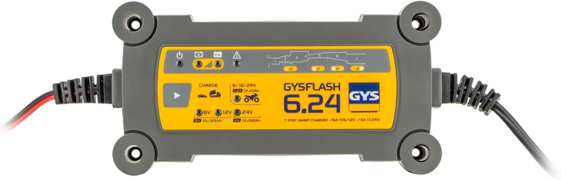 GYS GYSFLASH 6.24 029460 Automatikladegerät 6 V, 12 V, 24V 6A 6A 4A