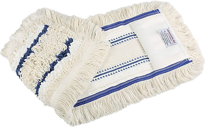 Baumwoll Wischmopp 50 cm mit Mikrofaser Ersatz für Mop Klapphalter - Wischmoppbezug , für Versiegelu