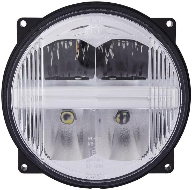 HELLA - LED-Hauptscheinwerfer - M133 - 12V - Einbau - glasklare Streuscheibe - Lichtscheibenfarbe: t