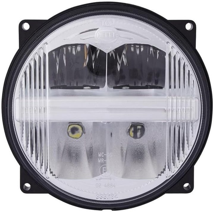 HELLA - LED-Hauptscheinwerfer - M133 - 12V - Einbau - glasklare Streuscheibe - Lichtscheibenfarbe: t