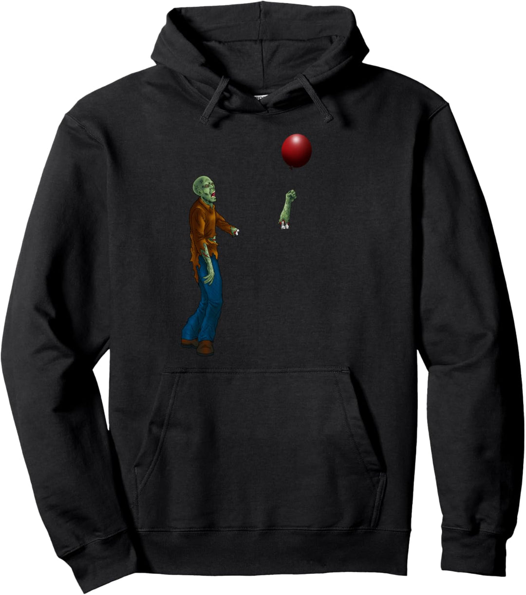 Lustiger Zombie-Ballon Pullover Hoodie